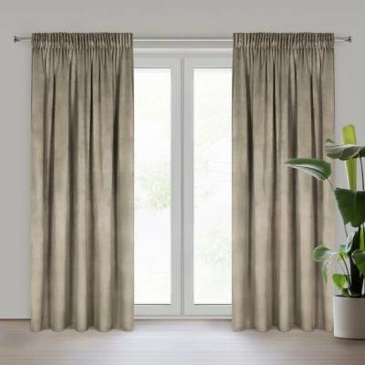 Design 91 ZATEMŇOVACÍ ZÁVĚS NA PÁSCE ROSA 140X270 CM HNĚDÁ