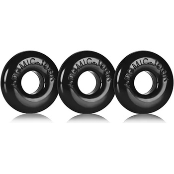 Image 1 of OXBALLS Ringer Cockring Black 3 pack