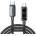 JOYROOM STARFLIGHT кабел за данни Type-C - Type-C, 120 см, ЧЕРЕН S-A55 C-C 100W 1.2 BLACK (S-A55 C-C 100W 1.2 BLACK)
