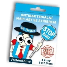 STOPBAC Náplast 7,5 x 5 cm antibakteriální voděodolná SBS Aquastop Pharma