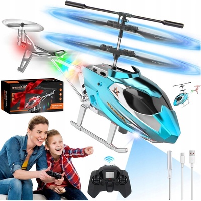 HELIKOPTER ZDALNIE STEROWANY RC LETADLO S OVLADAČEM DÁREK VRTULNÍK S LED