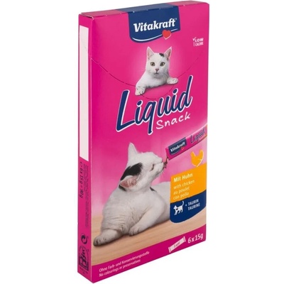 Vitakraft Liquid Snack-Лакомства за котки за подсилване на имунитета 6бр