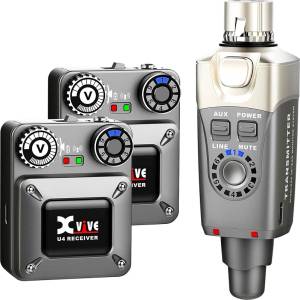 Xvive Двоен безжичен адаптер система за слушалки Xvive U4R2