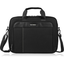 Paolo Peruzzi Unisex textilná taška na notebook – ľahká a praktická | čierna AS-02-BL