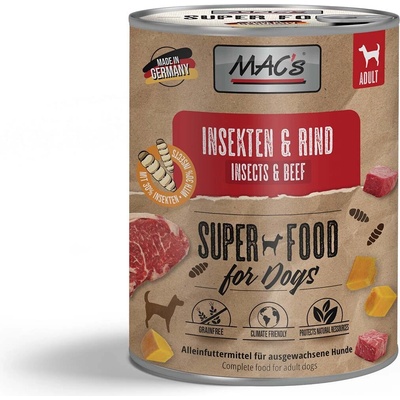 MAC's Adult Dog hmyz a hovězí 6 x 750 g