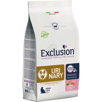 Exclusion Monoprotein Vet Diet Urinary Cat суха храна - свинско, грах, ориз 300 г
