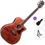 Cort GA5F-FMH Standard SET Open Pore Natural Електро-акустична китара Джъмбо