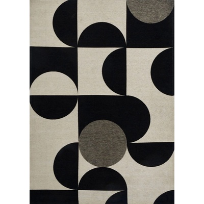 Carpet Decor Art Deco MONO biely