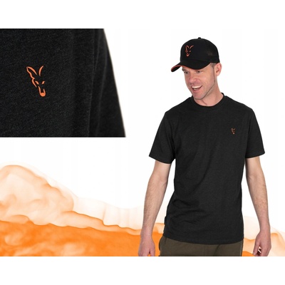 Tričko Fox Collection Black/Orange T-Shirt – Zbozi.Blesk.cz