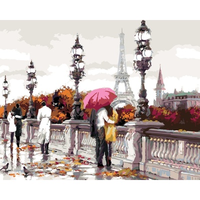 ZUTY Malování podle čísel MOST V PAŘÍŽI RICHARD MACNEIL 40 x 50 cm