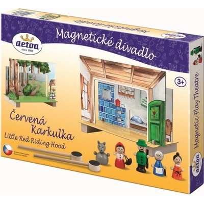 Detoa Divadlo magnetické Červená Karkulka