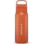 LifeStraw Бутилка с филтър LifeStraw Go Stainless Steel Water bottle - Kyoto Orange - размер 1 l (533-1384-0812)