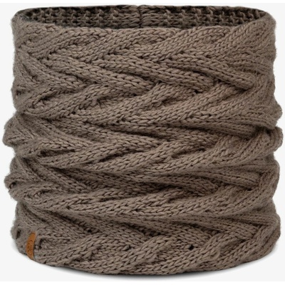 Buff Knitted&Fleece Neckwarmer Caryn cobblestone