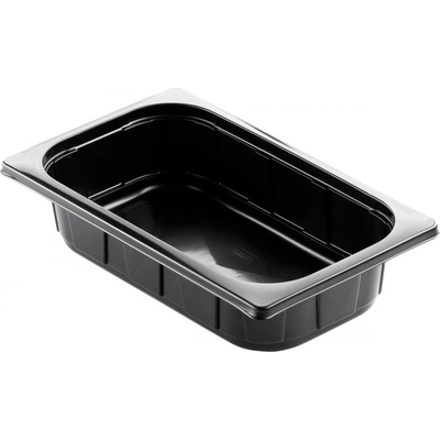 DUNI Tácka 1 4GN pp čierna 1-dielna 265 × 161x60 mm