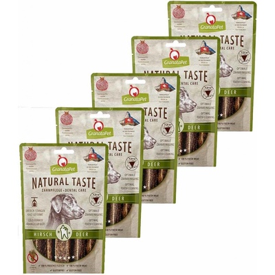 GranataPet Natural Taste Dental Care jelen 5 x 70 g