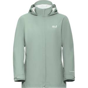 Jack Wolfskin Дамско водоустойчиво яке Jack Wolfskin Women's Trailtime 2L Jacket Waterproof jacket - Green Zinnia (102-4723-0513)