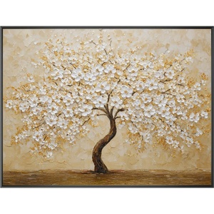 Styler Печатна картина с включена рамка 80x60 cm Golden Tree - Styler (DB-00013)