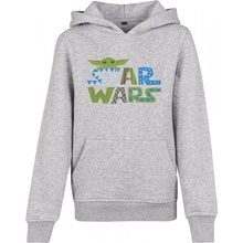 Mister Tee Kids Star Wars Colorful Logo Hoody heather grey