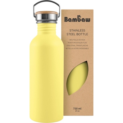 Bambaw Fľaša z nehrdzavejúcej ocele 750 ml Yellow Beam