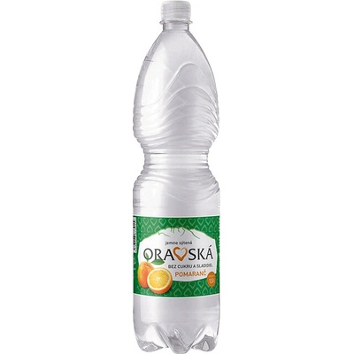 Oravská pomaranč jemne perlivá bez cukru a sladidiel 1,5 l