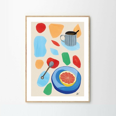 Moikka Plakát Frulle by Kristina Siljefors 21x29,7 (A4)