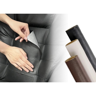 Deminas | Efektívní samolepící koženka pro opravu nábytku Velikost a barva: Bílá - 40 x 300 cm