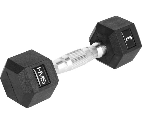 HMS PREMIUM Hexagonální jednoručka 3 kg