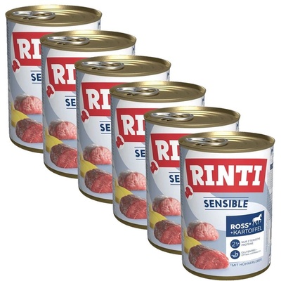 RINTI Консерва RINTI SENSIBLE кон, черен дроб и картоф 6 x 400 г