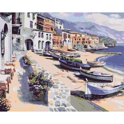 zuty Malování podle čísel Odliv 100 x 80 cm vypnuté plátno na rám