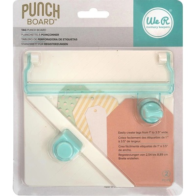 WE R MEMORY KEEPERS - Tag Punch Board