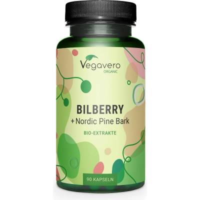 Vegavero Bilberry + Nordic Pine Bark, 90 капсули, Vegavero (VV-VITA-262)