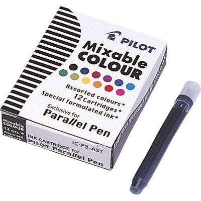Pilot IC-P3-AST 12 náplní do plnícího pera Pilot Parallel 1086 1087 mix