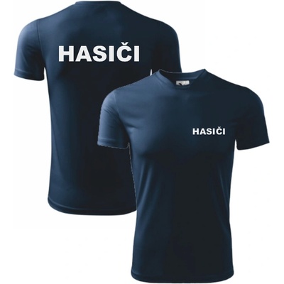 Pánské sportovní triko pro hasiče modré