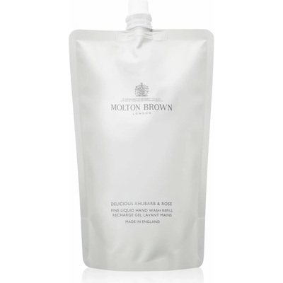Molton Brown Hand Wash tekuté mydlo Delicious Rhubarb & Rose náhradná náplň 400 ml