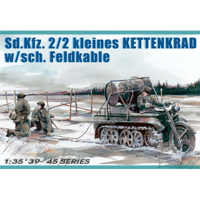 Dragon models Sd.Kfz.2/2 kleines Kettenkrad with Feldkable 1:35