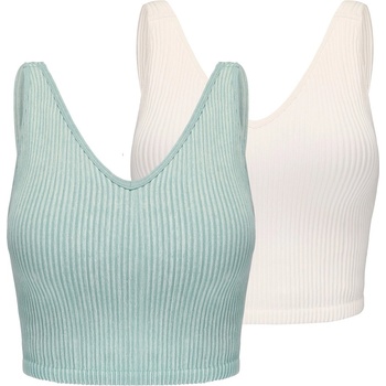 Image 1 of Slazenger 2PK Bra Tank Womens - Aquifer/Sugar
