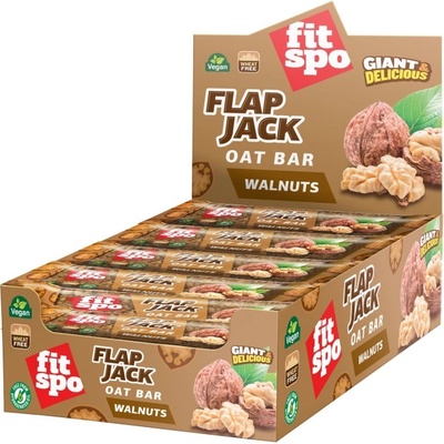 FIT SPO Flap Jack - Energy Oat Bar [12 x 80 грама] Орех