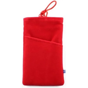 ZTE Калъф за телефон и таблет, zte, мек плат, червен 4.3''(10.92см) (zt-bag-fl-r)