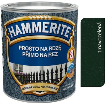 Hammerite 2,50L, kladívkový tmavě zelený
