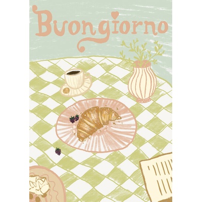 Plagát, Obraz - Buongiorno, Studio Dolci, 30 × 40 cm