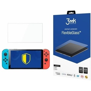 3mk Protection Стъклен протектор 3MK Flexible Glass за Nintendo Switch oLed, Прозраче (5903108442527)