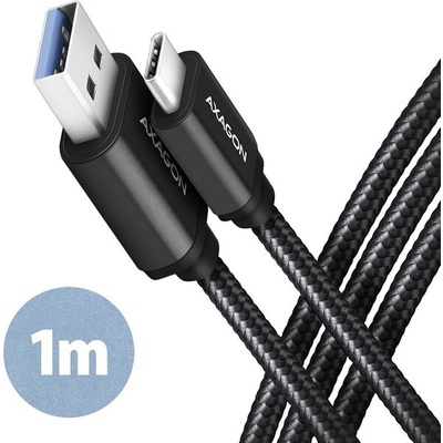 Axagon BUCM3-AM10AB SUPERSPEEd USB-C USB-A 3.2 Gen 1, 3A, 1m, černý