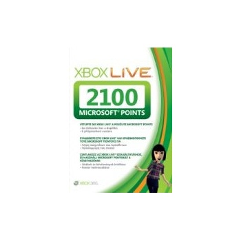 Microsoft Xbox Live predplatená karta 2100 bodov