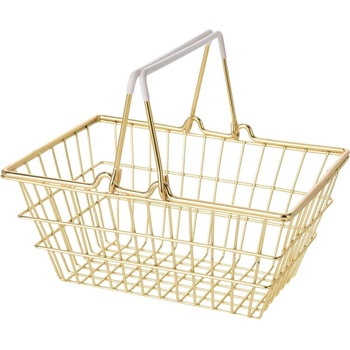 Image 1 of KOOPMAN КОШНИЦА МЕТАЛНА С ДРЪЖКИ 404001160 184х130х80мм ЗЛАТО (404001160)