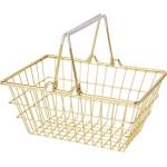KOOPMAN КОШНИЦА МЕТАЛНА С ДРЪЖКИ 404001160 184х130х80мм ЗЛАТО (404001160)