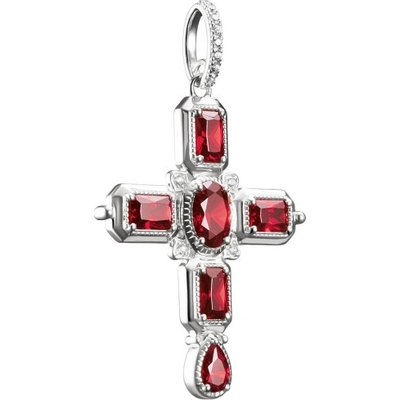 Thomas Sabo přívěsek Cross with Red Zirconia PE987 051 10