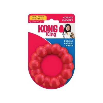 KONG Ring Small / Medium - играчка от гума, за кучета - САЩ - KM2E