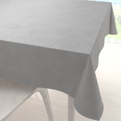 Biante Velký sametový čtvercový ubrus Velvet Premium SVP-027 Světle šedý 220x220 cm