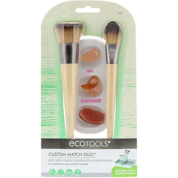 EcoTools Custom Match Duo štetec na tekutý make-up