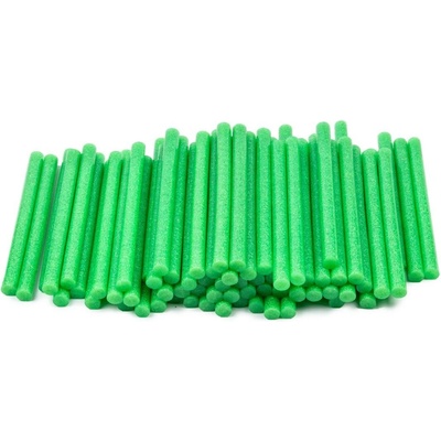 Náplně do tavné pistole zelená s glitry (třpytivá) průměr 11mm, 1kg